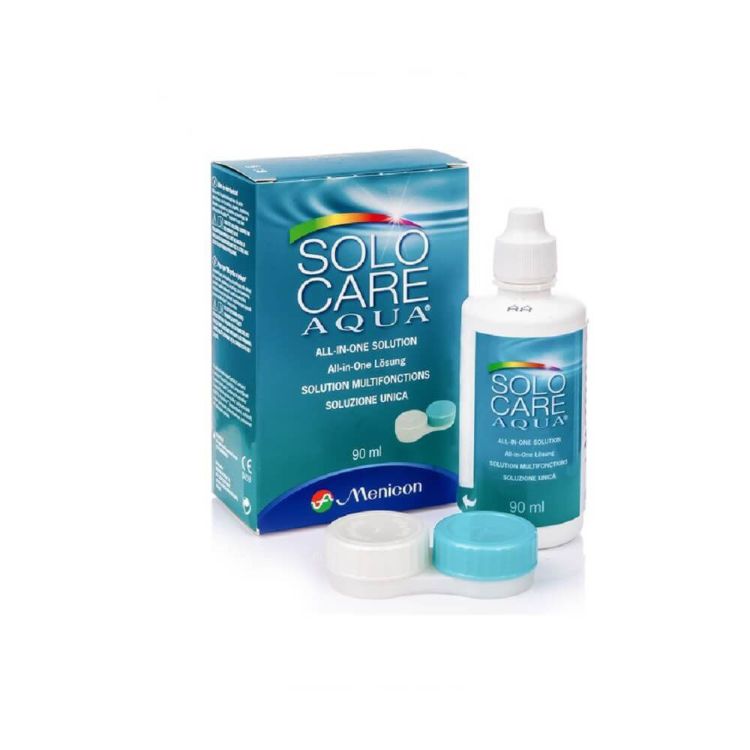 Εικόνα της Menicon SoloCare Aqua Υγρό φακών επαφής 90ml
