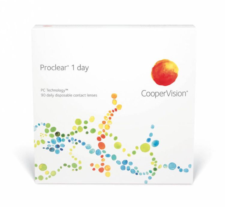 Εικόνα της Cooper Vision Proclear 1 Day   Φακοί Μυωπίας  Ημερήσιοι  90τμχ