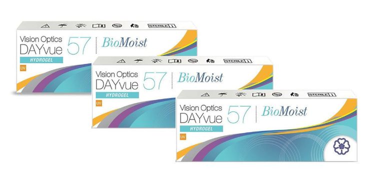 Εικόνα της Vision Optics DayVue BioMoist  Φακοί Μυωπίας  Ημερήσιοι  90τμχ