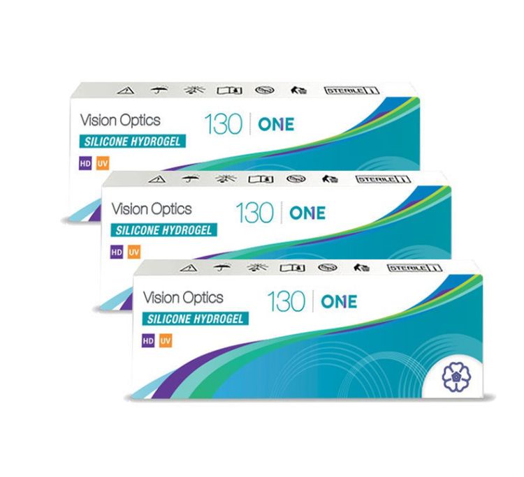 Εικόνα της Vision Optics Daily 130 Silicon Hydrogel (90 φακοί)