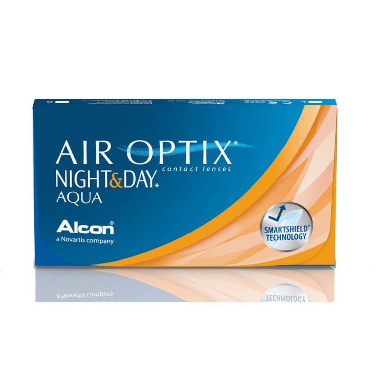 Εικόνα της Alcon Air Optix Night & Day Aqua Μηνιαίοι Φακοί Επαφής Μυωπίας (6τμχ)