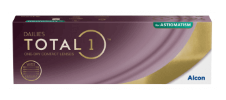 Εικόνα της Alcon Dailies Total 1 for Astigmatism  Αστιγματικοί / Μυωπίας-Υπερμετρωπίας Ημερήσιοι 30τμχ