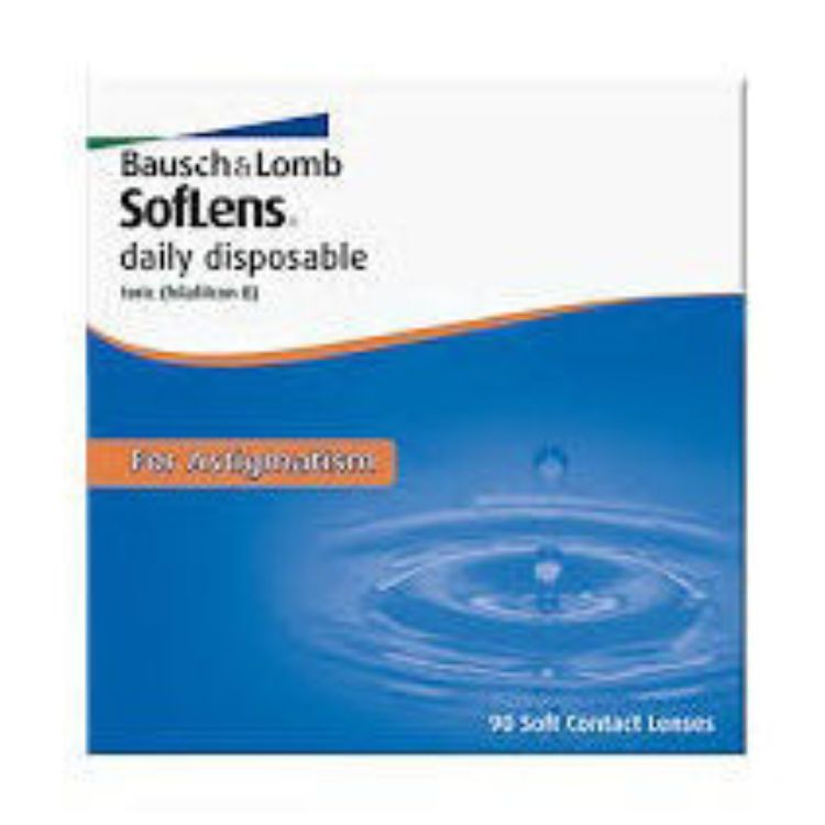 Εικόνα της Bausch & Lomb SofLens Daily Disposable Toric Αστιγματικοί / Μυωπίας Ημερήσιοι 90τμχ