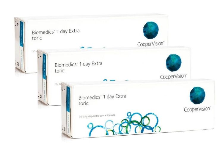 Εικόνα της Cooper Vision Biomedics 1 Day Extra Toric Αστιγματικοί / Μυωπίας Ημερήσιοι 90τμχ