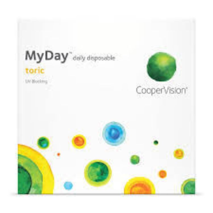 Εικόνα της Cooper Vision MyDay daily disposable Toric Αστιγματικοί / Μυωπίας-Υπερμετρωπίας Ημερήσιοι 90τμχ