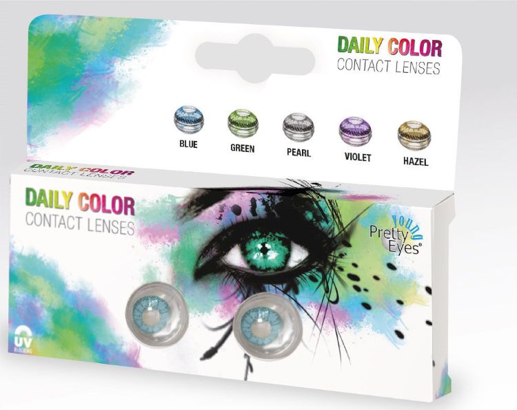 Εικόνα της Pretty Eyes Colors Έγχρωμοι Φακοί Ημερήσιοι 2τμχ